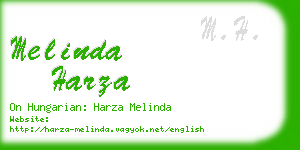 melinda harza business card